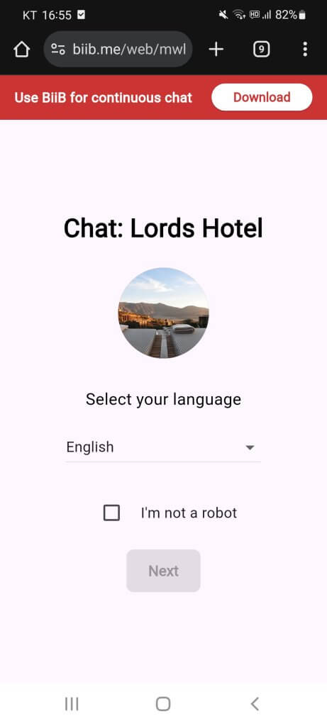 BiiB Web App