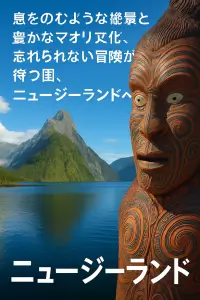 New Zealand tourism poster generated by Manus AI