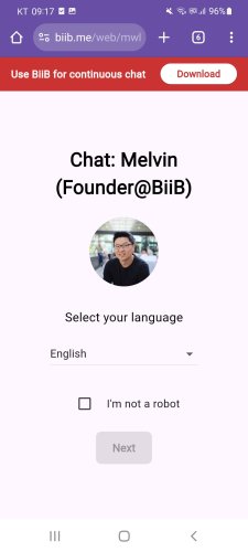 Multi-language Chat on BiiB App